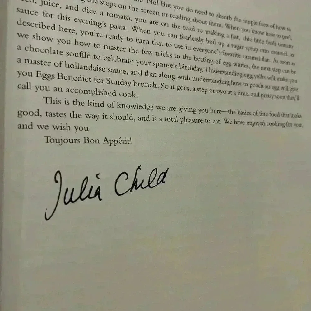 Julia and Jacques Cooking at Home. By Julia Child and Jacques Pepin vintage 1993